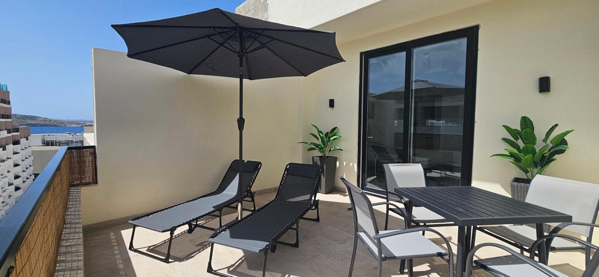세인트폴스베이 Sea Breeze Penthouse And Terrace Qawra St Paul'S Bay 아파트 외부 사진